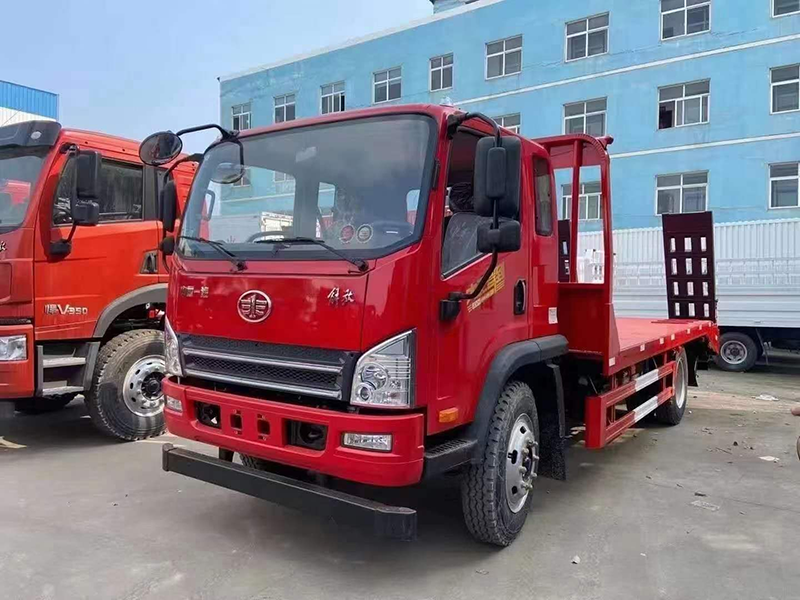 國(guó)六解放龍V單橋牌平板運(yùn)輸車