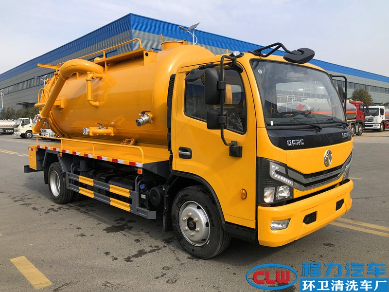國(guó)六東風(fēng)大多利卡9.2方清洗吸污車(chē)一體罐