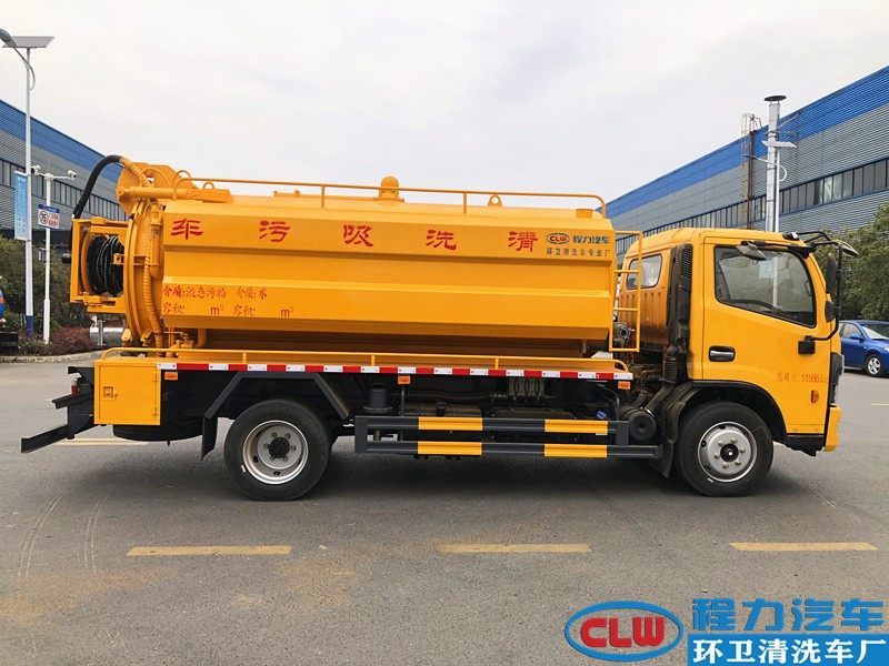 國六東風(fēng)大多利卡10方清洗吸污車