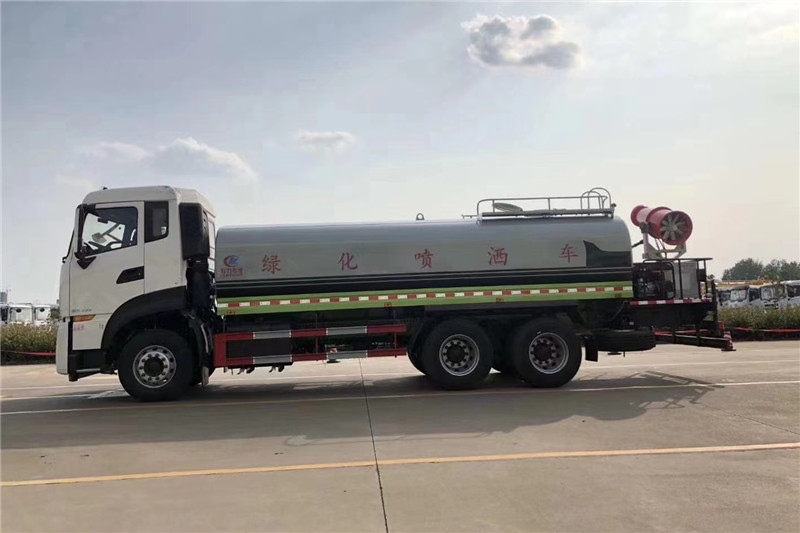 東風(fēng)天龍后八輪20噸噴霧車，國(guó)六綠化噴灑車